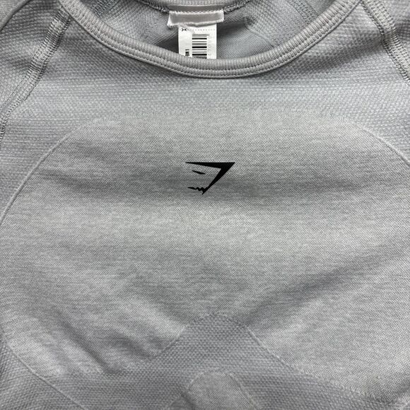 Womens Size S Gymshark Long Sleeve Crop EUC - Picture 2 of 4